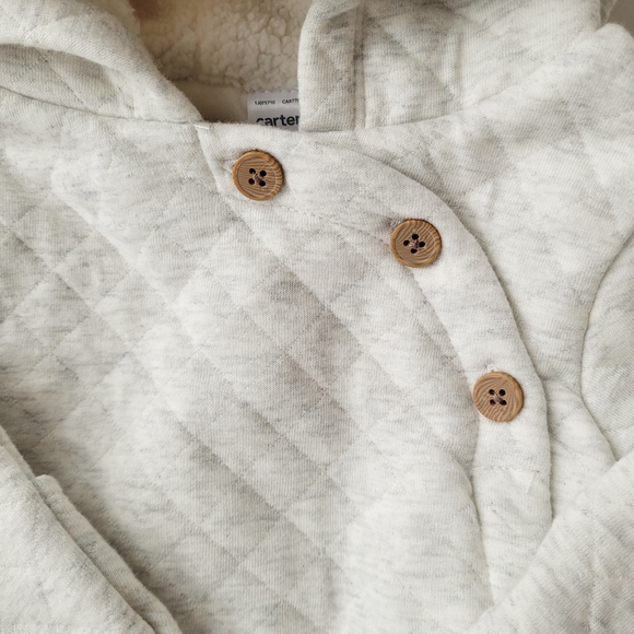 Carter's Hooded Bear Pram Suit - Picture 6 of 6